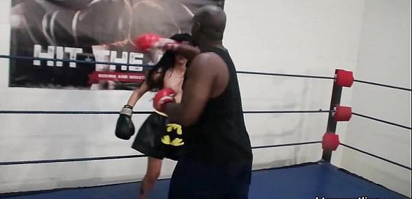  Interracial Mixed Boxing Male vs Female